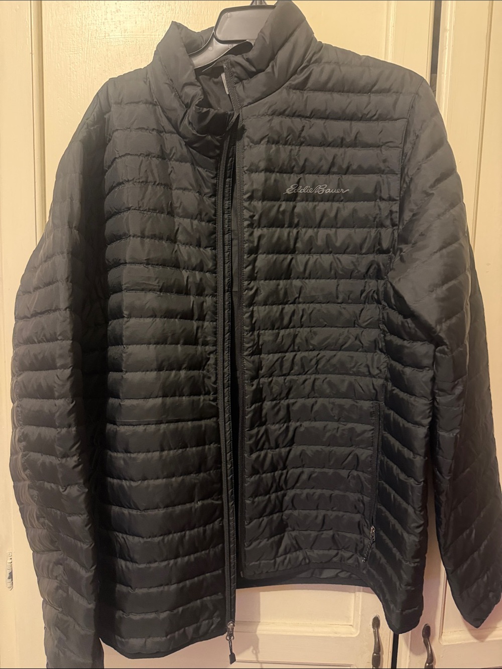 Eddie Bauer Men’s Black Quilted Puffer Jacket